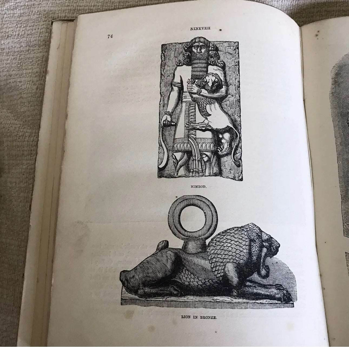 1855 Nineveh & Its Ruins: The History Of The Great City - Rev Robert Ferguson - Honeyburn Books (UK)