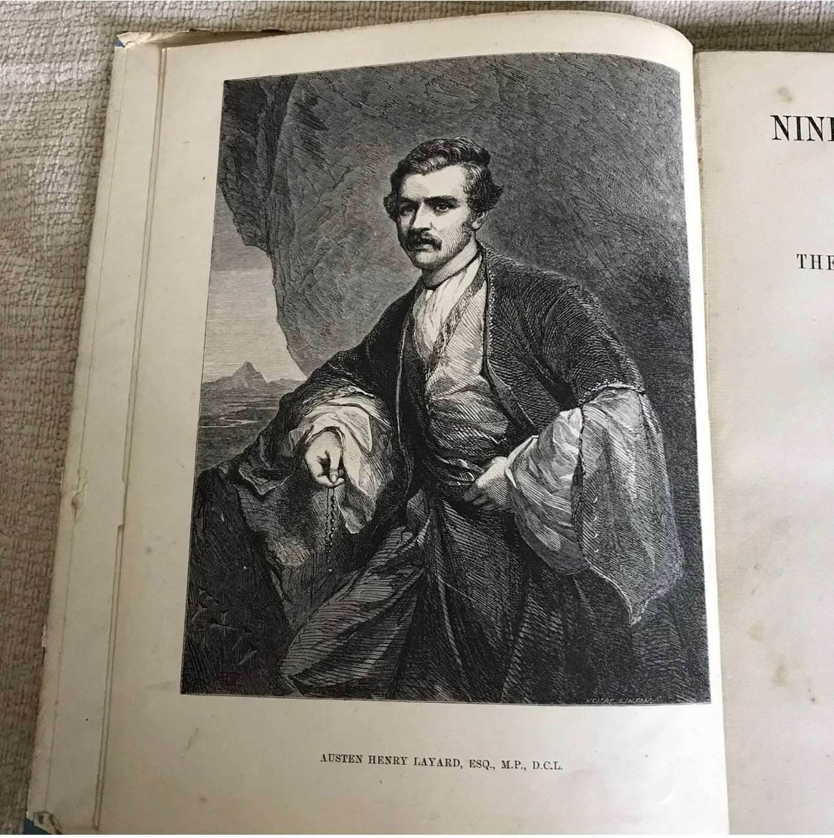 1855 Nineveh & Its Ruins: The History Of The Great City - Rev Robert Ferguson - Honeyburn Books (UK)