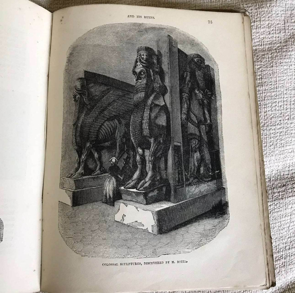 1855 Nineveh & Its Ruins: The History Of The Great City - Rev Robert Ferguson - Honeyburn Books (UK)