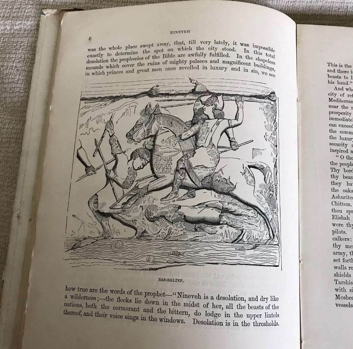 1855 Nineveh & Its Ruins: The History Of The Great City - Rev Robert Ferguson - Honeyburn Books (UK)