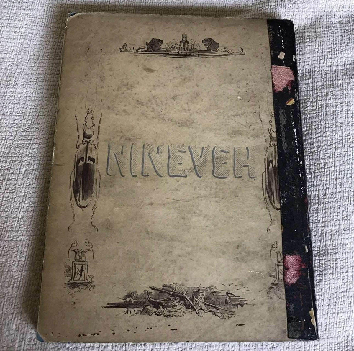 1855 Nineveh & Its Ruins: The History Of The Great City - Rev Robert Ferguson - Honeyburn Books (UK)