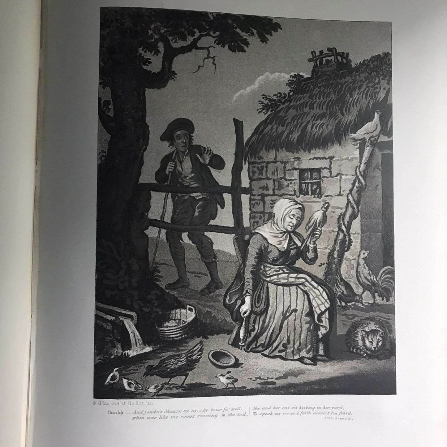 1880*1st* The Gentle Shepherd - Allan Ramsay(David Allan engravs) Johnston. Pub - Honeyburn Books (UK)
