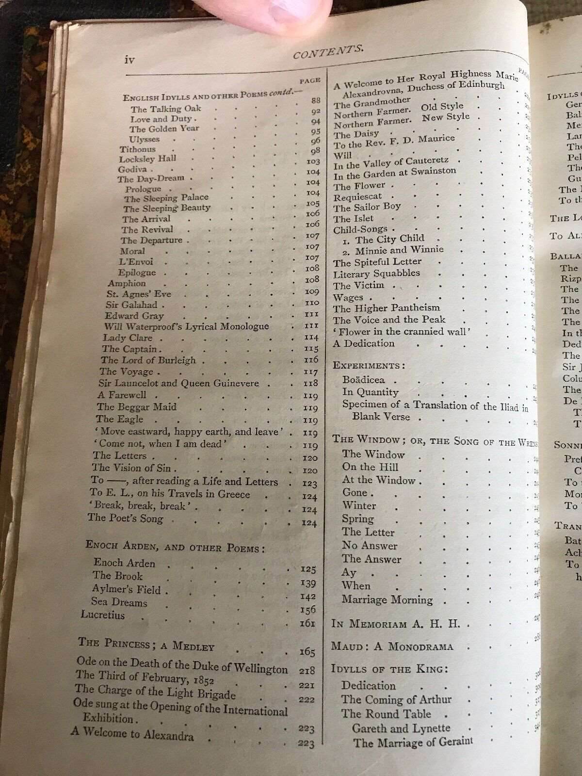 1889 The Works Of Alfred Lord Tennyson (MacMillan)leather - Honeyburn Books (UK)
