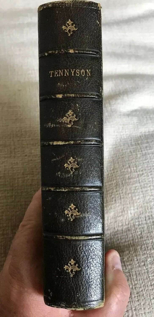 1889 The Works Of Alfred Lord Tennyson (MacMillan)leather - Honeyburn Books (UK)