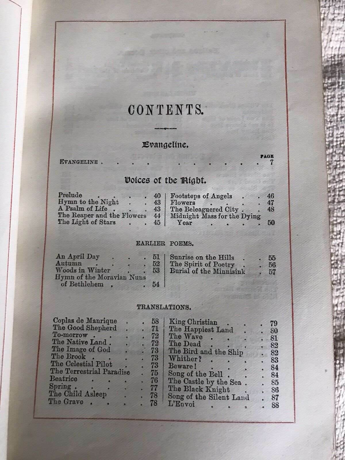 1891 Poems Of Longfellow - W. P. Nimmo, Hay & Mitchell Edinburgh Pub (leather) - Honeyburn Books (UK)