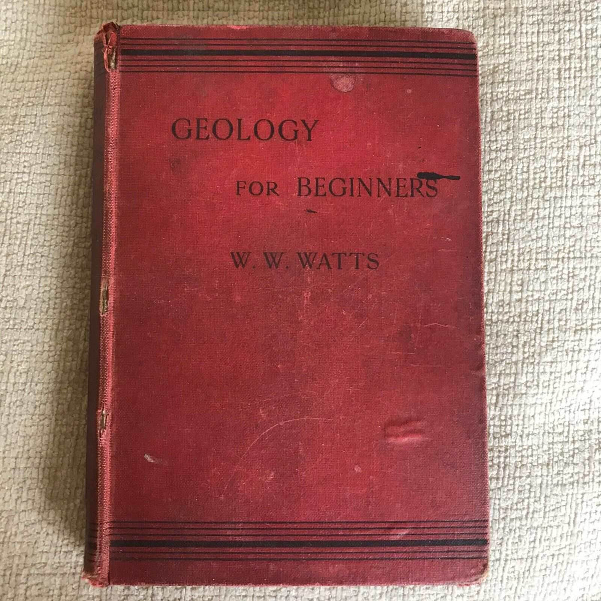 1900 Geology For Beginners - W. W. Watts (MacMillan) 322 Illustration - Honeyburn Books (UK)