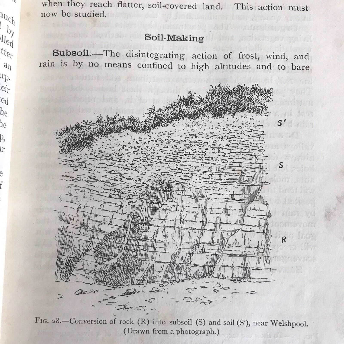 1900 Geology For Beginners - W. W. Watts (MacMillan) 322 Illustration - Honeyburn Books (UK)