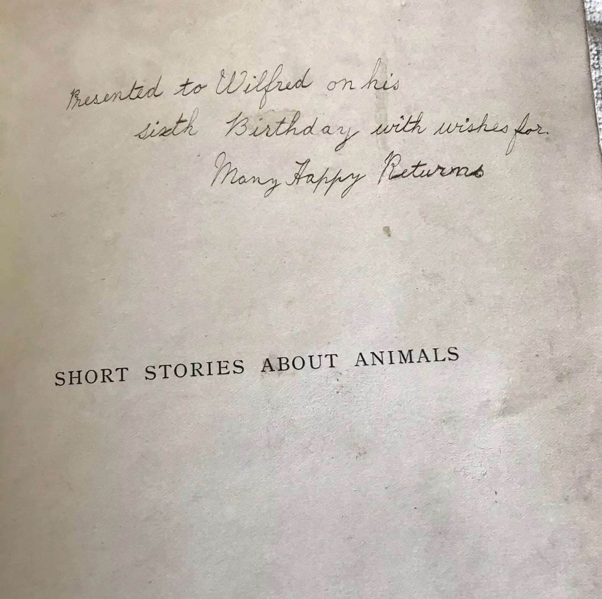 1903*1st* Uncle Charlies Short Stories About Animals - Gertrude Sellon(Harrison) - Honeyburn Books (UK)