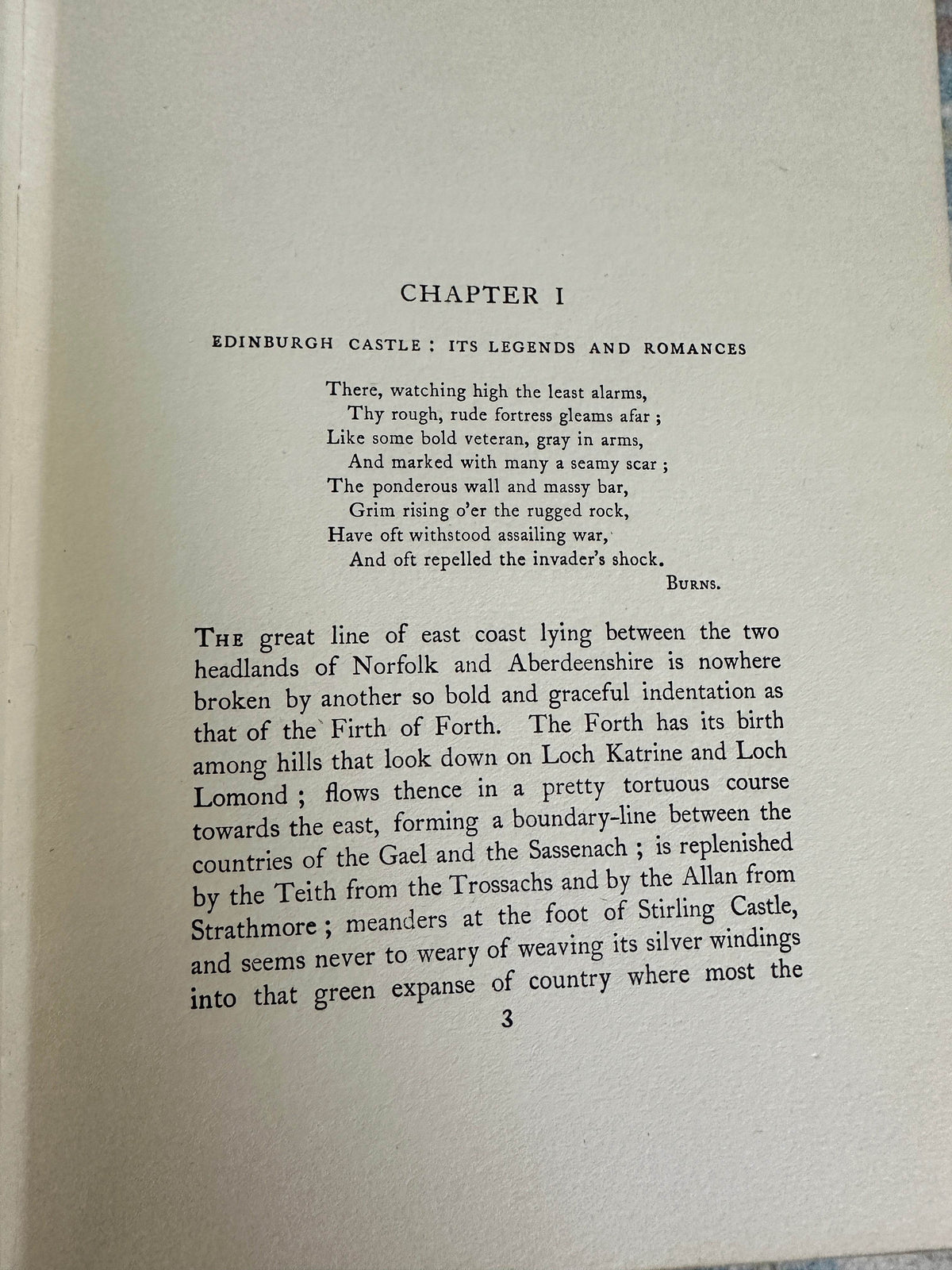 1912 Edinburgh book Rosaline Masson featuring the first chapter about Edinburgh Castle legends