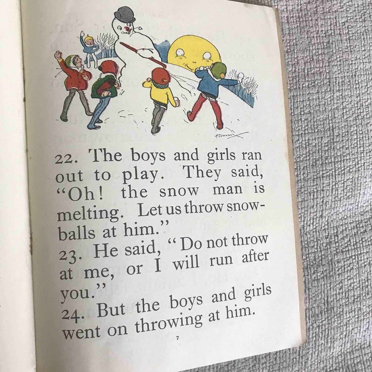 1927 Ring-O-Roses Snowman Series No 29 Illustrated by Hilda Cowham (Cassell & Co Ltd) - Honeyburn Books (UK)