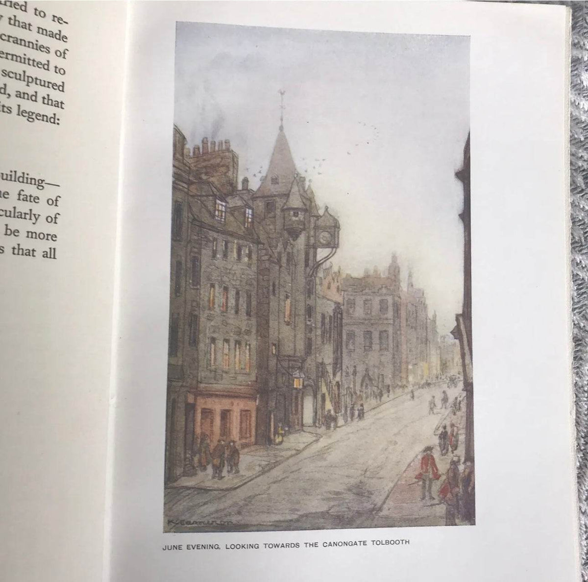 1929*1st* Haunting Edinburgh - Flora Grierson(Katharine Cameron Illust) Bodley Head - Honeyburn Books (UK)