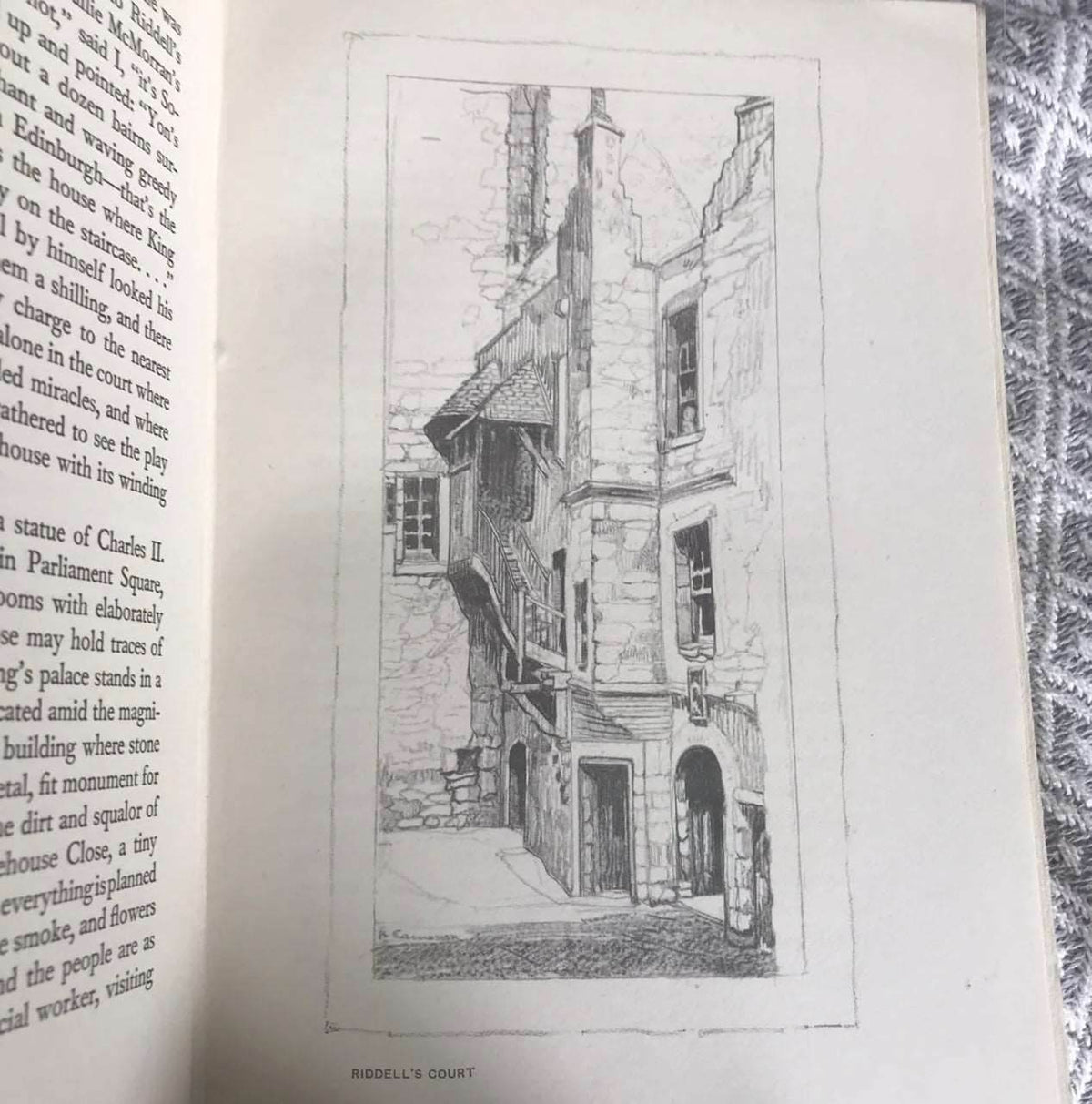 1929*1st* Haunting Edinburgh - Flora Grierson(Katharine Cameron Illust) Bodley Head - Honeyburn Books (UK)