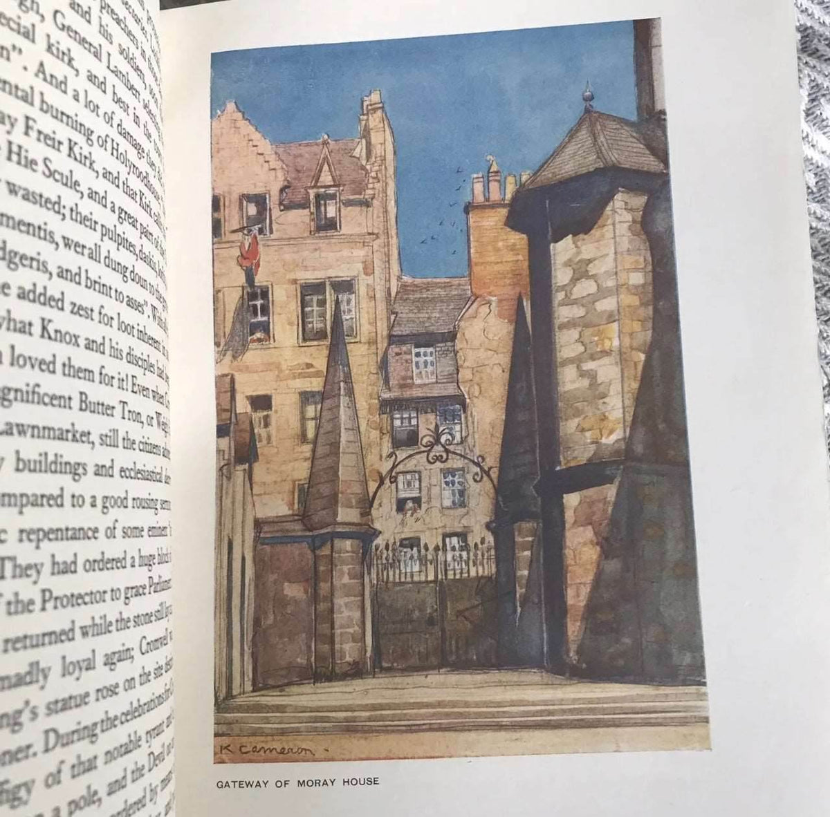 1929*1st* Haunting Edinburgh - Flora Grierson(Katharine Cameron Illust) Bodley Head - Honeyburn Books (UK)