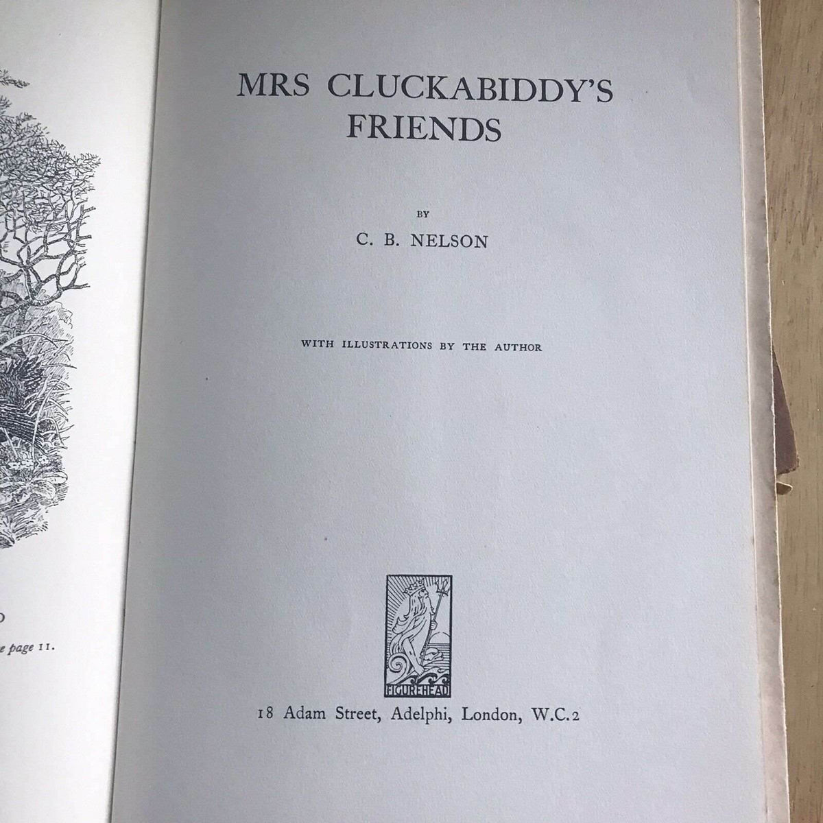 1931*1st* Church Mice/Mrs Cluckabiddy’s Friends - Charles Burrard Nelson(Figureh - Honeyburn Books (UK)