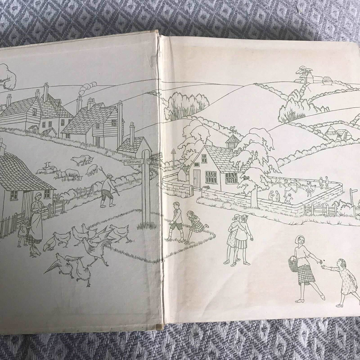 1933 Blackie’s Children’s Annual(Cicely Mary Barker, HM Brock, Harry Rountree Et - Honeyburn Books (UK)