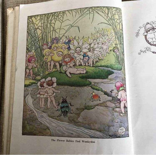 1937 May Gibbs Book - Chucklebud & Wunkydoo Their Strange Adventure by Angus & Robertson - Honeyburn Books (UK)