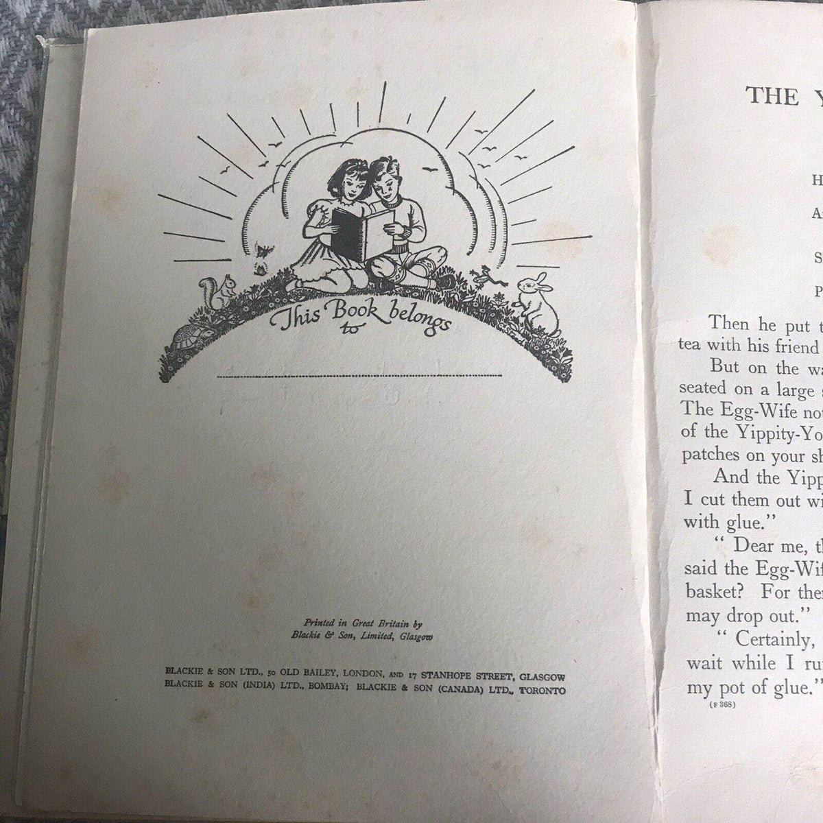 1938*v.rare* Delightful! Annual Published By Blackie - Honeyburn Books (UK)
