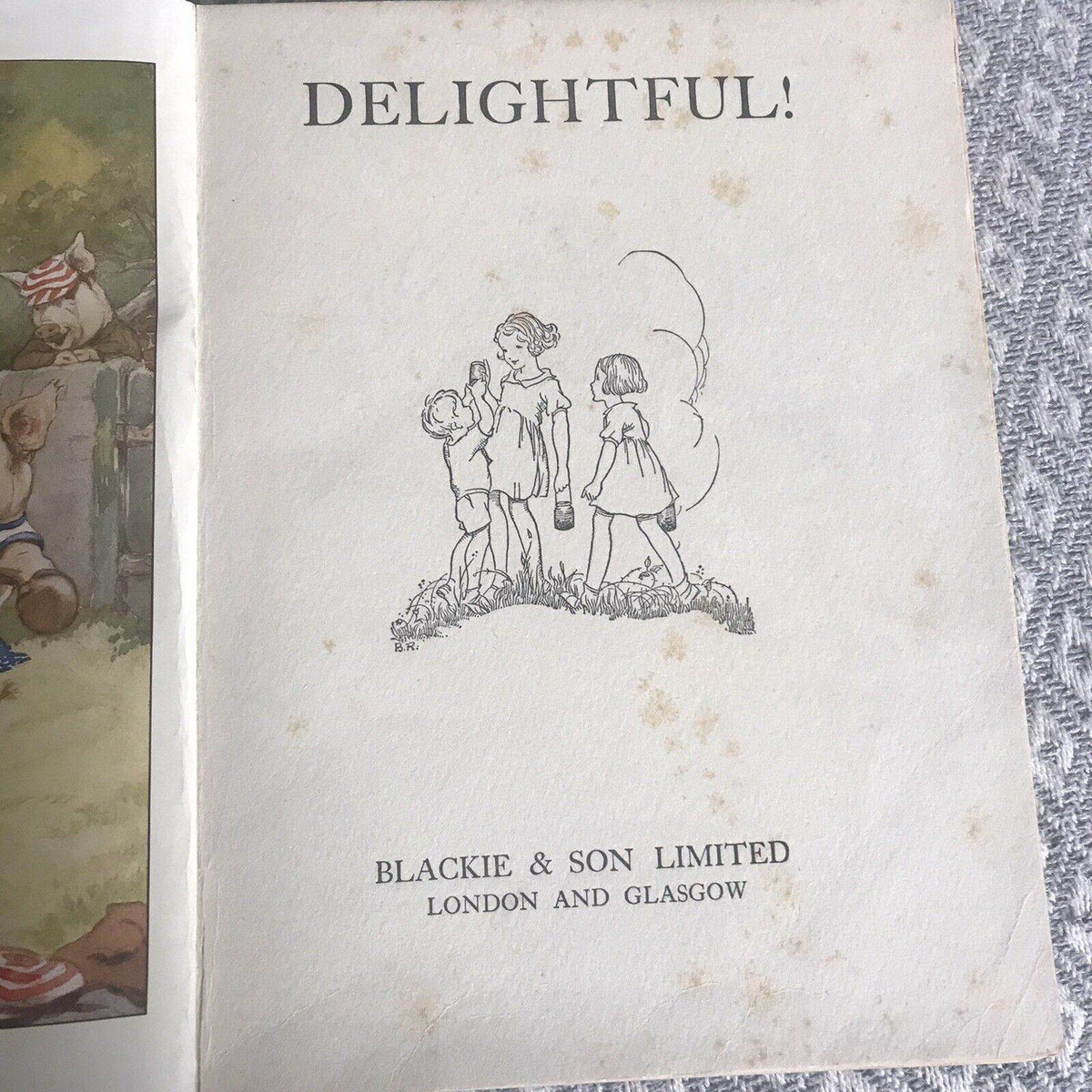 1938*v.rare* Delightful! Annual Published By Blackie - Honeyburn Books (UK)