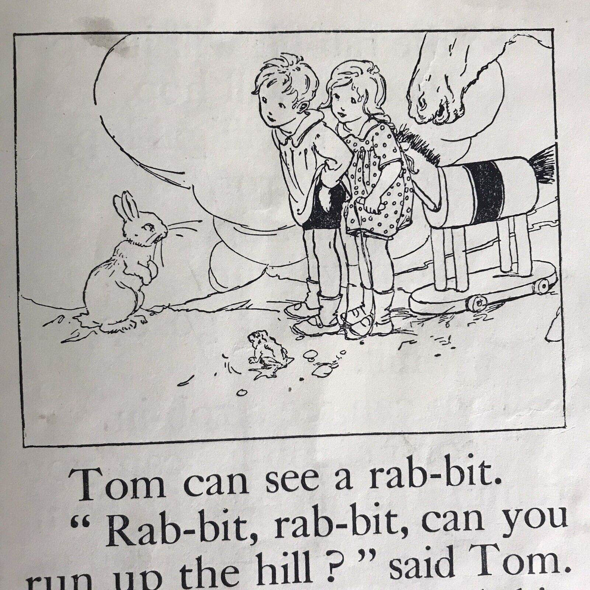 1939 A Run Up The Hill Book by Margaret Piggott (H. Milford) - First Steps for Tiny Folks - Honeyburn Books (UK)