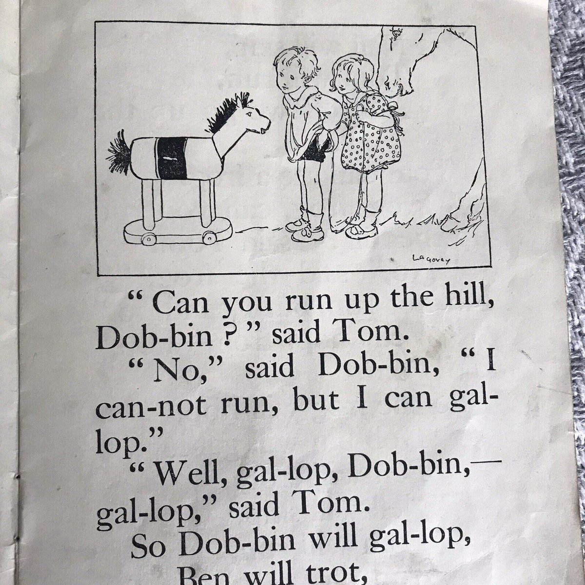 1939 A Run Up The Hill Book by Margaret Piggott (H. Milford) - First Steps for Tiny Folks - Honeyburn Books (UK)
