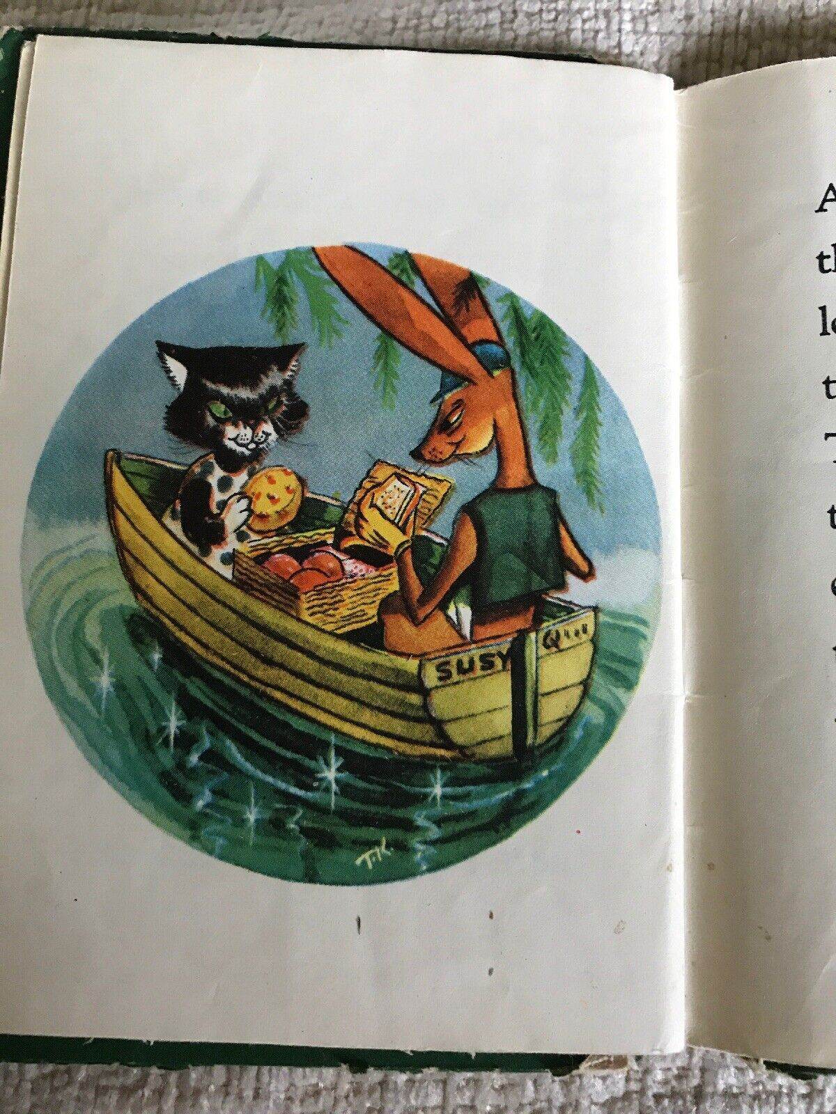 1940s Hubert The Hare Book by Patience Powell (Perry Colour Books) - Honeyburn Books (UK)