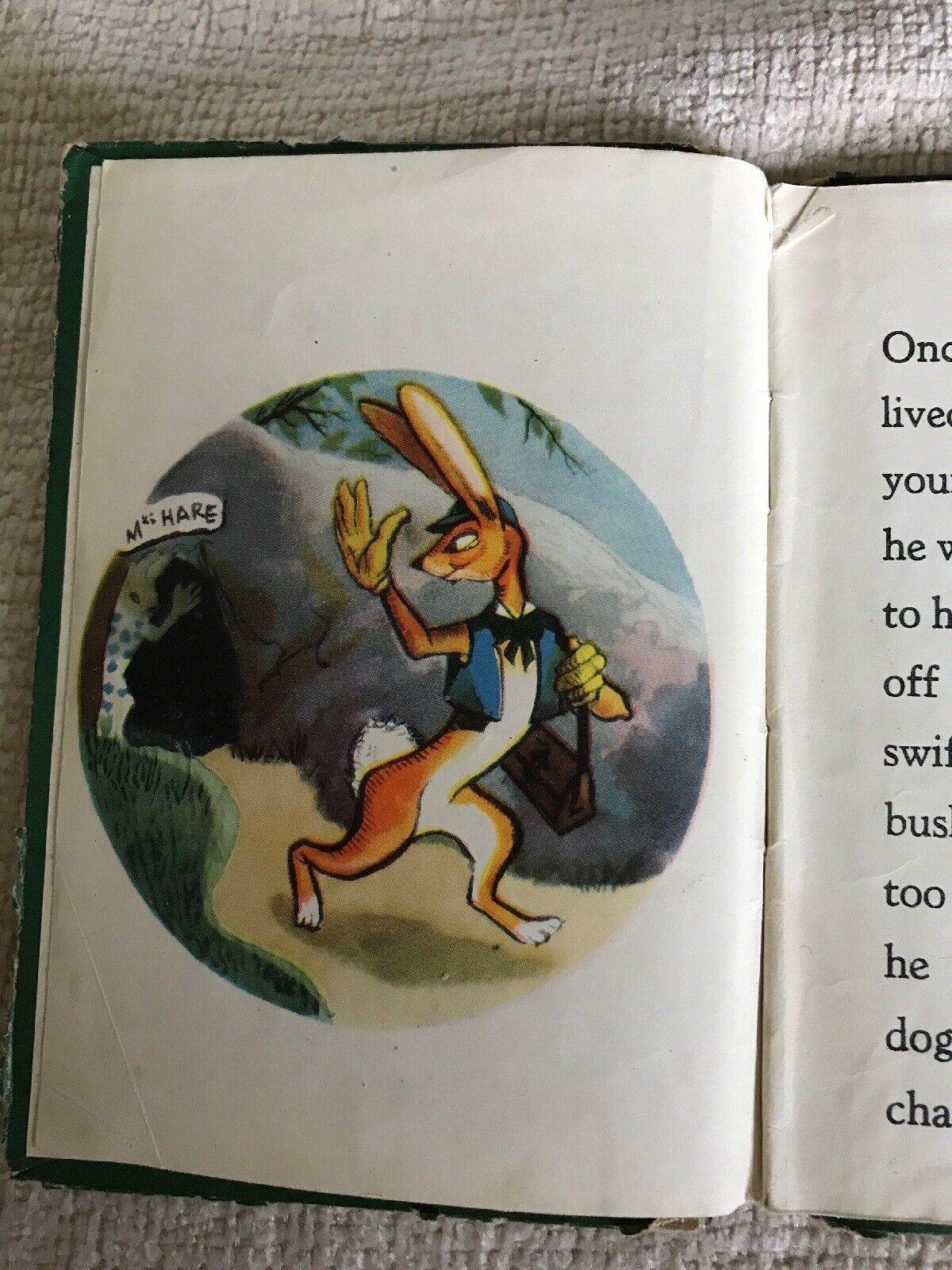 1940s Hubert The Hare Book by Patience Powell (Perry Colour Books) - Honeyburn Books (UK)