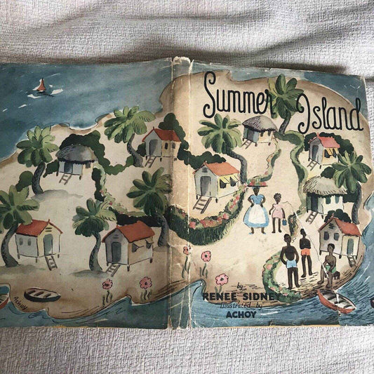 1944 Summer Island Renee Sidney by Achoy Illust at Lutterworth Press - Honeyburn Books (UK)