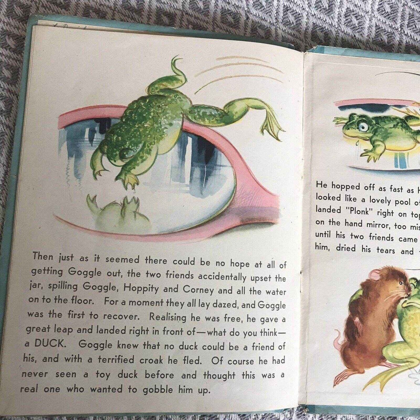1945 Goggle The Frog Book by Mary B. Brooks - W. H. Cornelius Publisher - Honeyburn Books (UK)