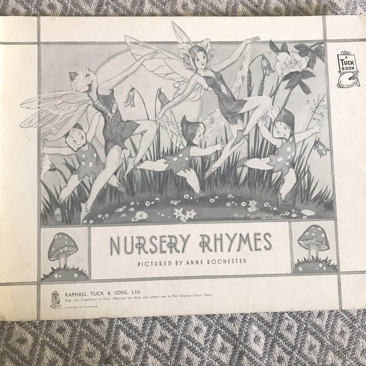 1946 Nursery Rhymes - Anne Rochester Illust(Raphael Tuck & Sons Ltd) - Honeyburn Books (UK)