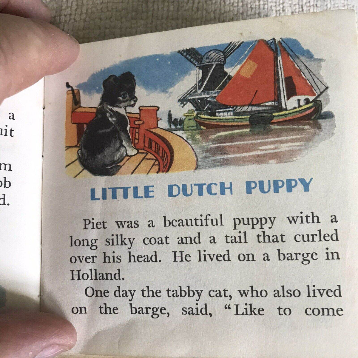 1948 Puppy Tales With Dust Jacket (Pixie Book) G. W. Backhouse (Collins) - Honeyburn Books (UK)