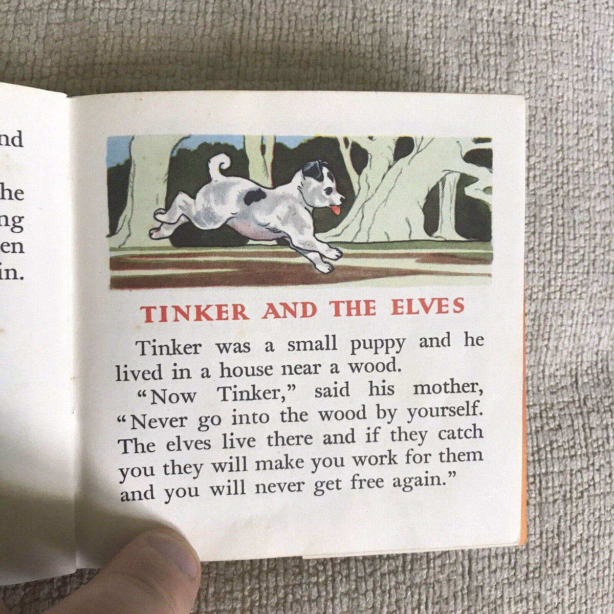 1948 Puppy Tales With Dust Jacket (Pixie Book) G. W. Backhouse (Collins) - Honeyburn Books (UK)