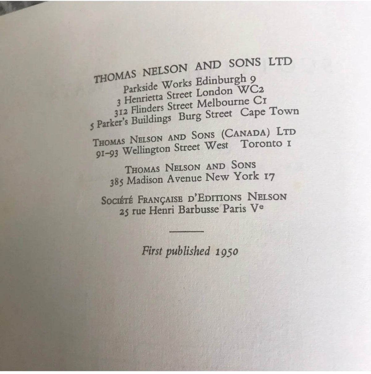1950 Scottish Railways - O.S. Nock (Thomas Nelson & Son) - Honeyburn Books (UK)