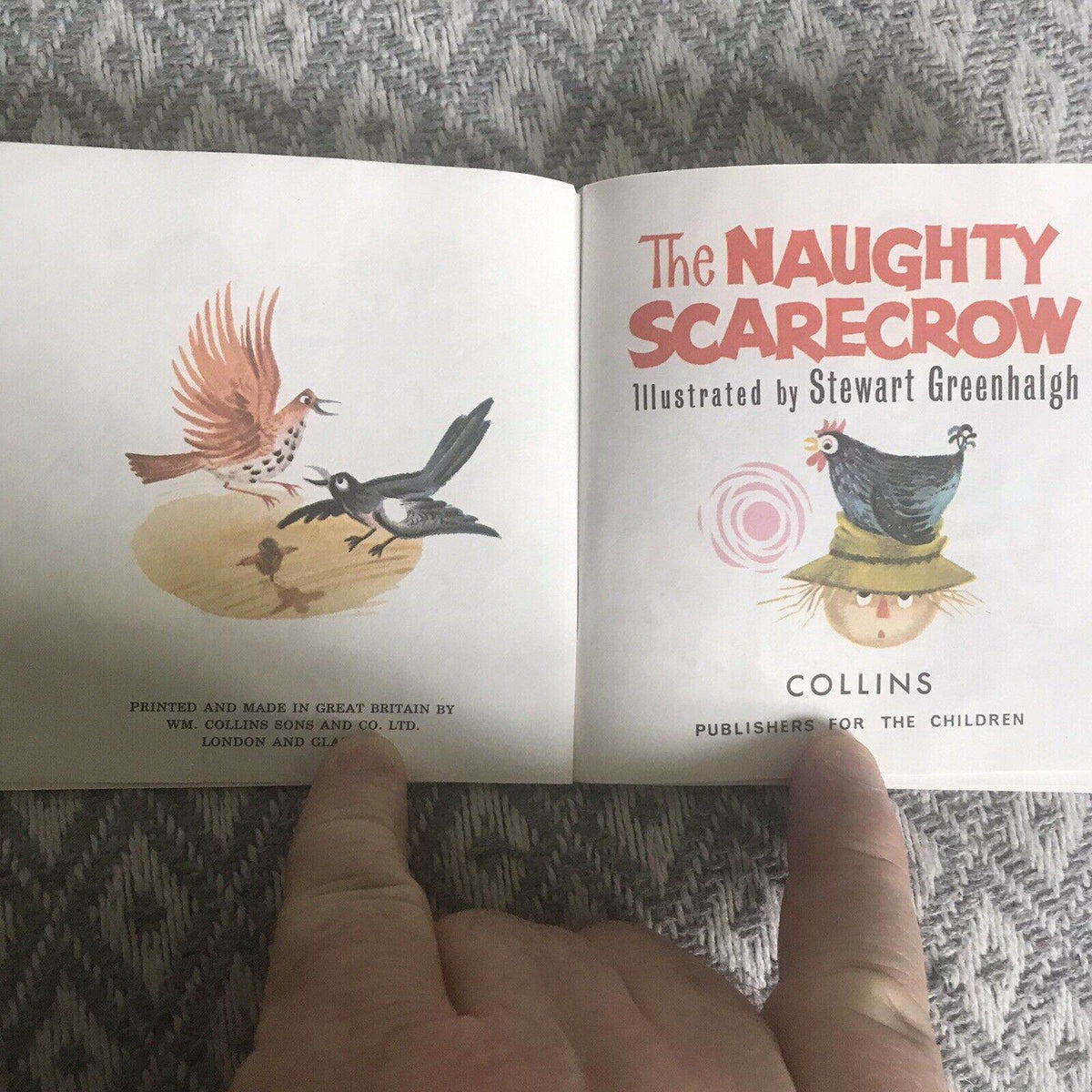 1950 The Naughty Scarecrow(Pixie Book) Stewart Greenhalgh (Collins) - Honeyburn Books (UK)