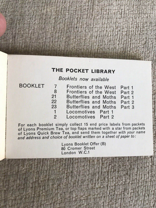 1950’s Butterflies Part 3 (Lyons Pocket Library)Maxwell Knight OBE - Honeyburn Books (UK)