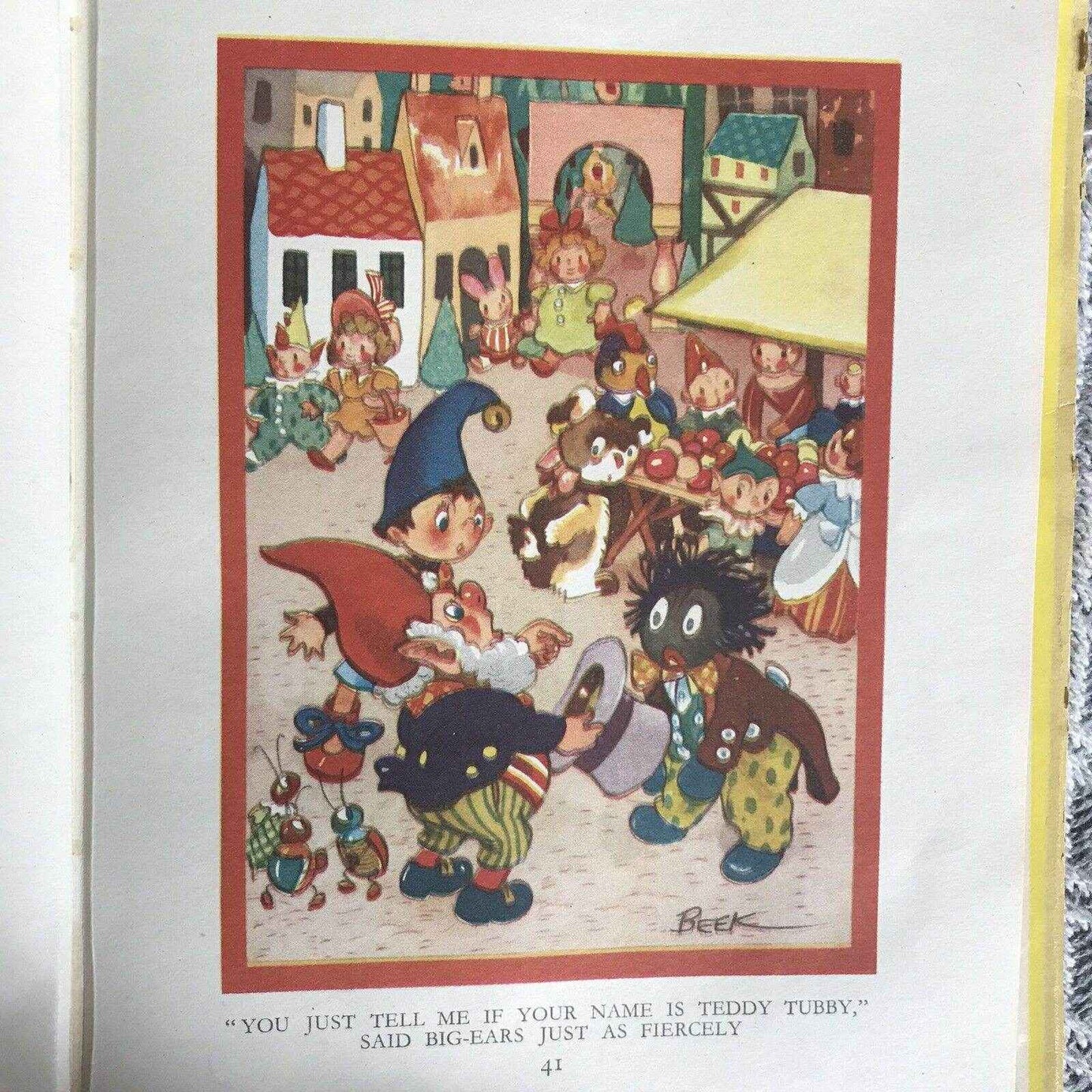 1951 Noddy and His Car Book 3 - Enid Blyton (Beek Illust) Sampson Low Marst - Honeyburn Books (UK)