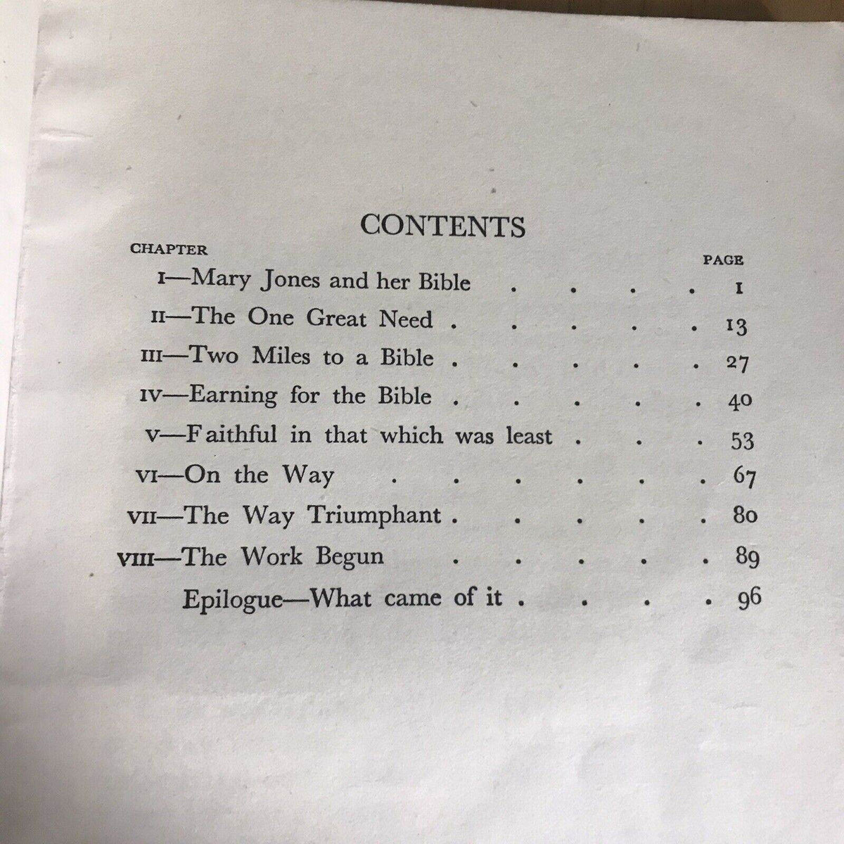 1951 Mary Jones & Her Bible (Bible Society) - Honeyburn Books (UK)