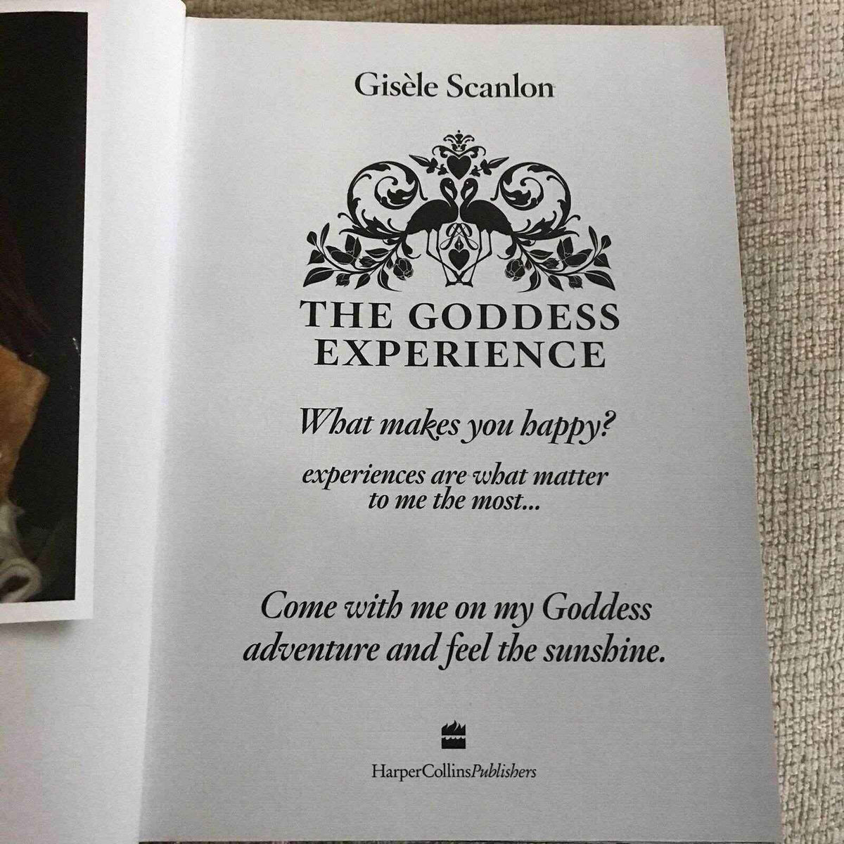 SIGNED TWICE The Goddess Experience: Custom Creation by Gisele Scanlon - Honeyburn Books (UK)