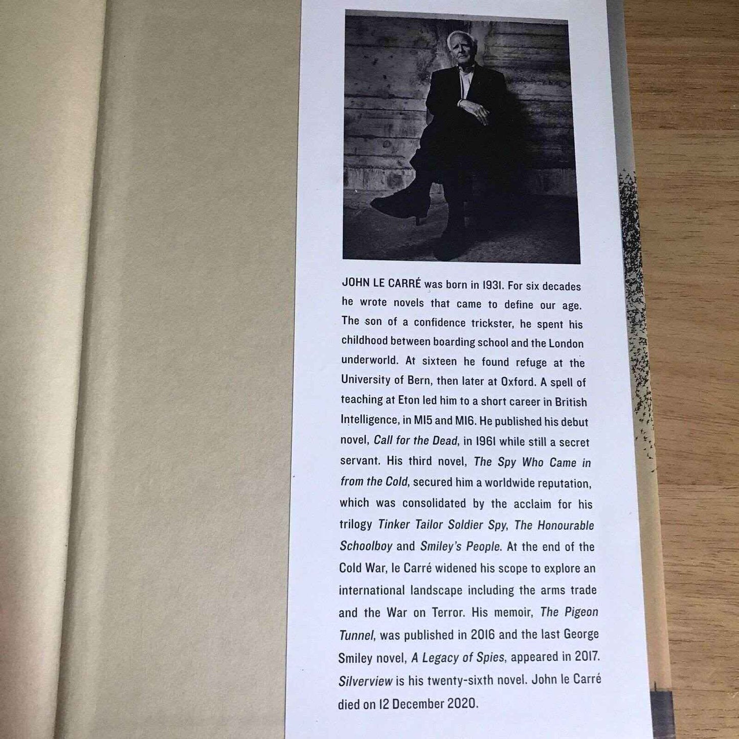 Silverview John le Carré Hardcover - The Sunday Times Bestseller (2021) - Honeyburn Books (UK)