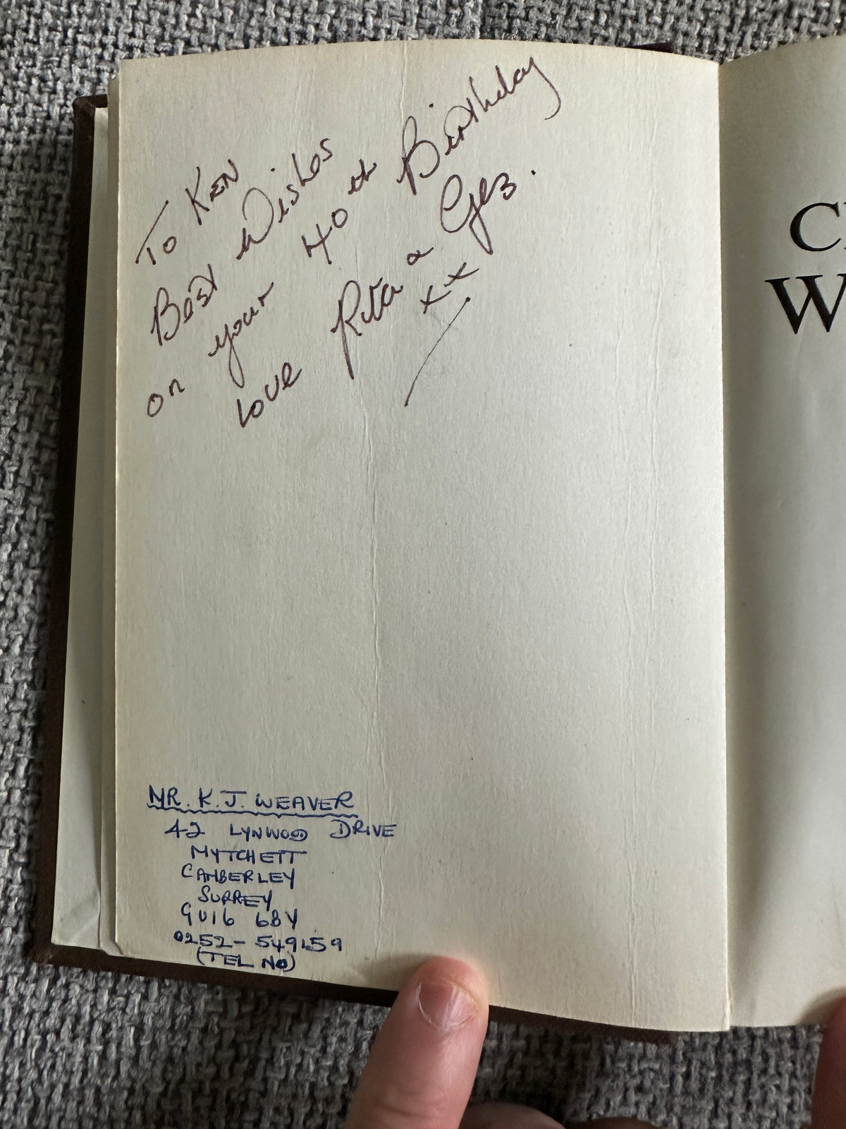 1987 Cricketers Who’s Who 100’s of signatures (Botham, Lamb, Border, Imran Khan, Kallicharan etc) fantastic collection - Honeyburn Books (UK)