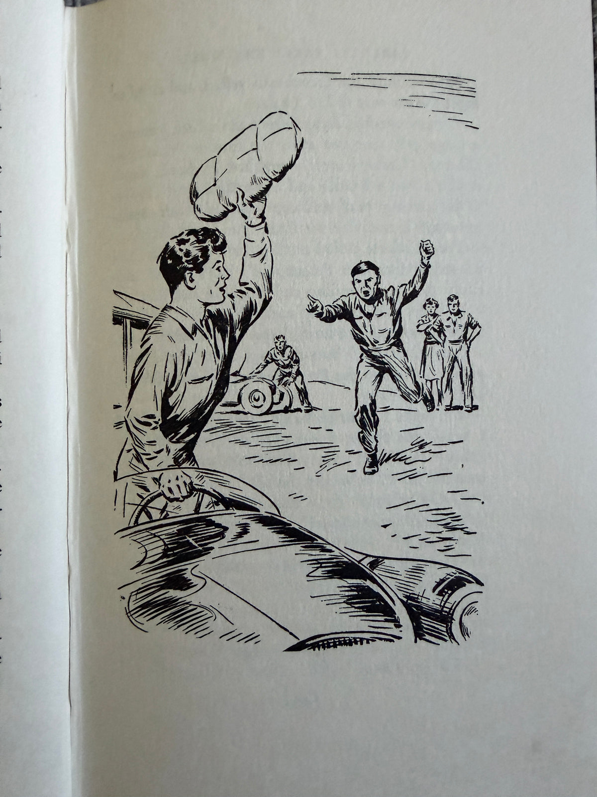 1959*1st* Carolotti Takes The Wheel - Mike Hawthorn(J. E. McConnell illust) Cassell