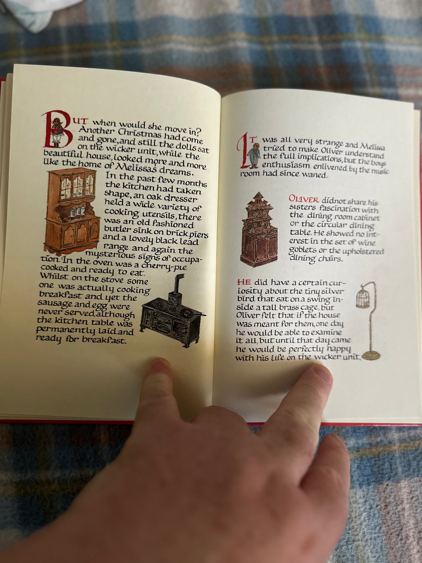 1989*1st* Inside The Dolls House - Hilary Unwin calligraphy & illustrations(Published by Shepheard Walwyn) - Honeyburn Books (UK)