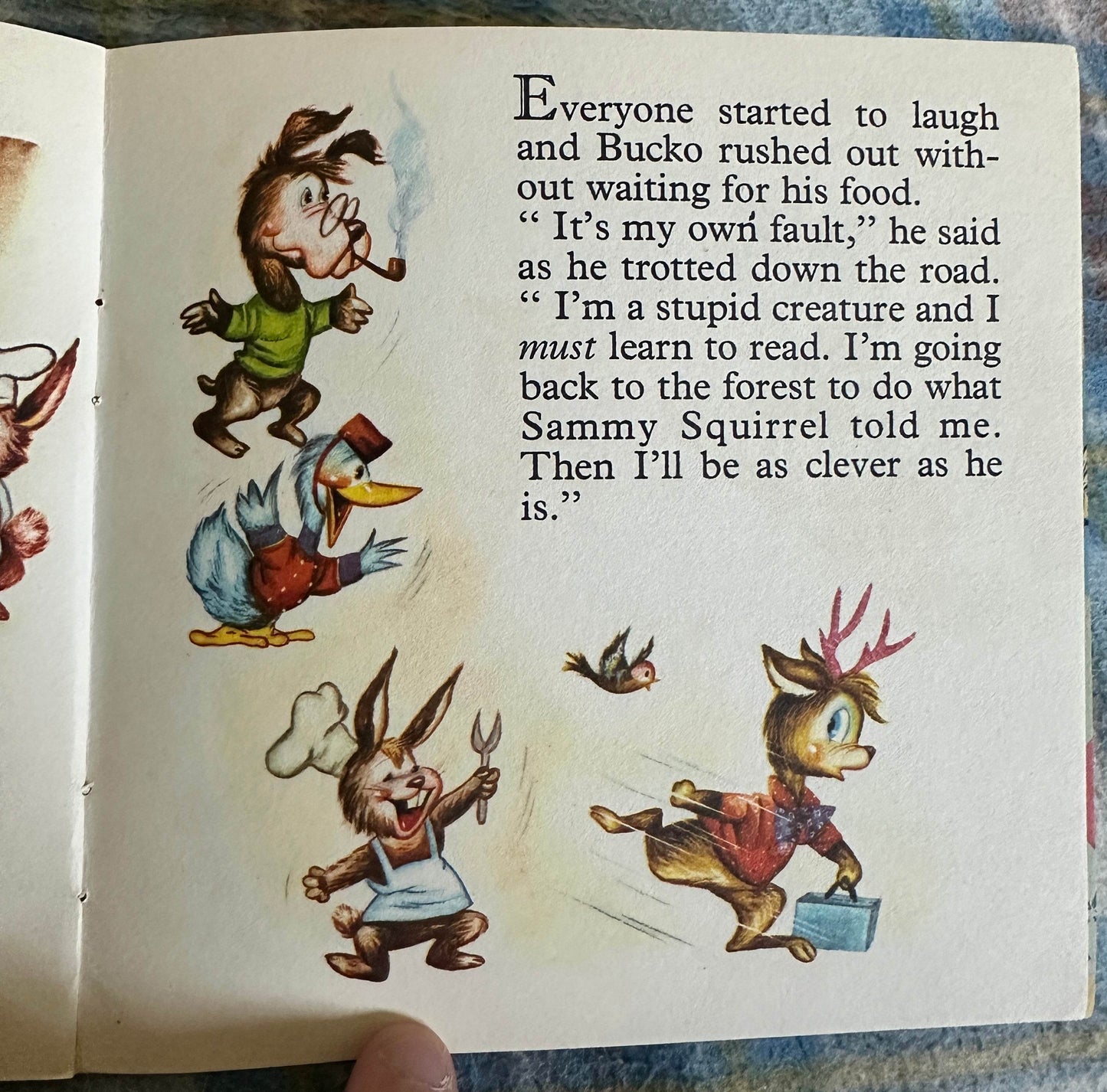 1960’s Bucko The Deer(Once Upon A Time Series) printed in Holland - Honeyburn Books (UK)