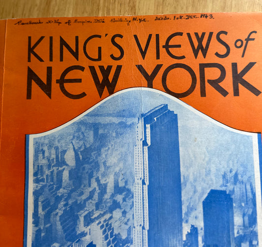 1943*RARE* King’s Views Of New York The Wonder City Of The World - Honeyburn Books (UK)