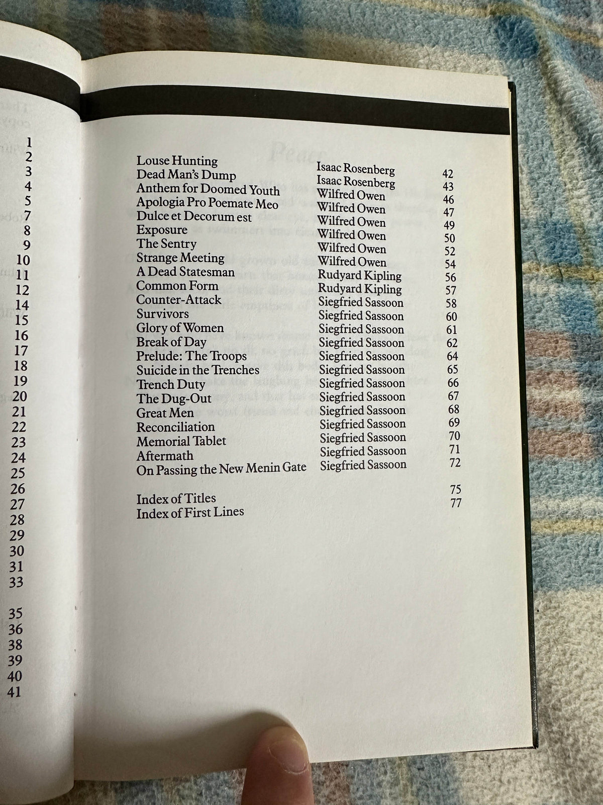 1988 The War Poets An Anthology - Marshall Cavendish Publisher - Honeyburn Books (UK)