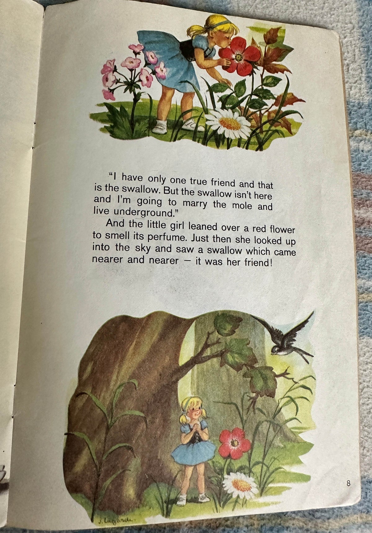 1950’s Thumbelina(Illust J. Lagarde)W.F. Graham publisher printed in Belgium - Honeyburn Books (UK)