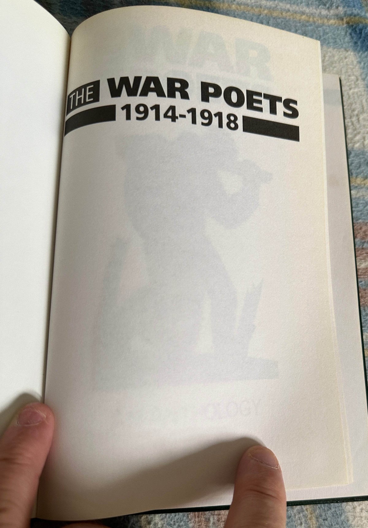 1988 The War Poets An Anthology - Marshall Cavendish Publisher - Honeyburn Books (UK)