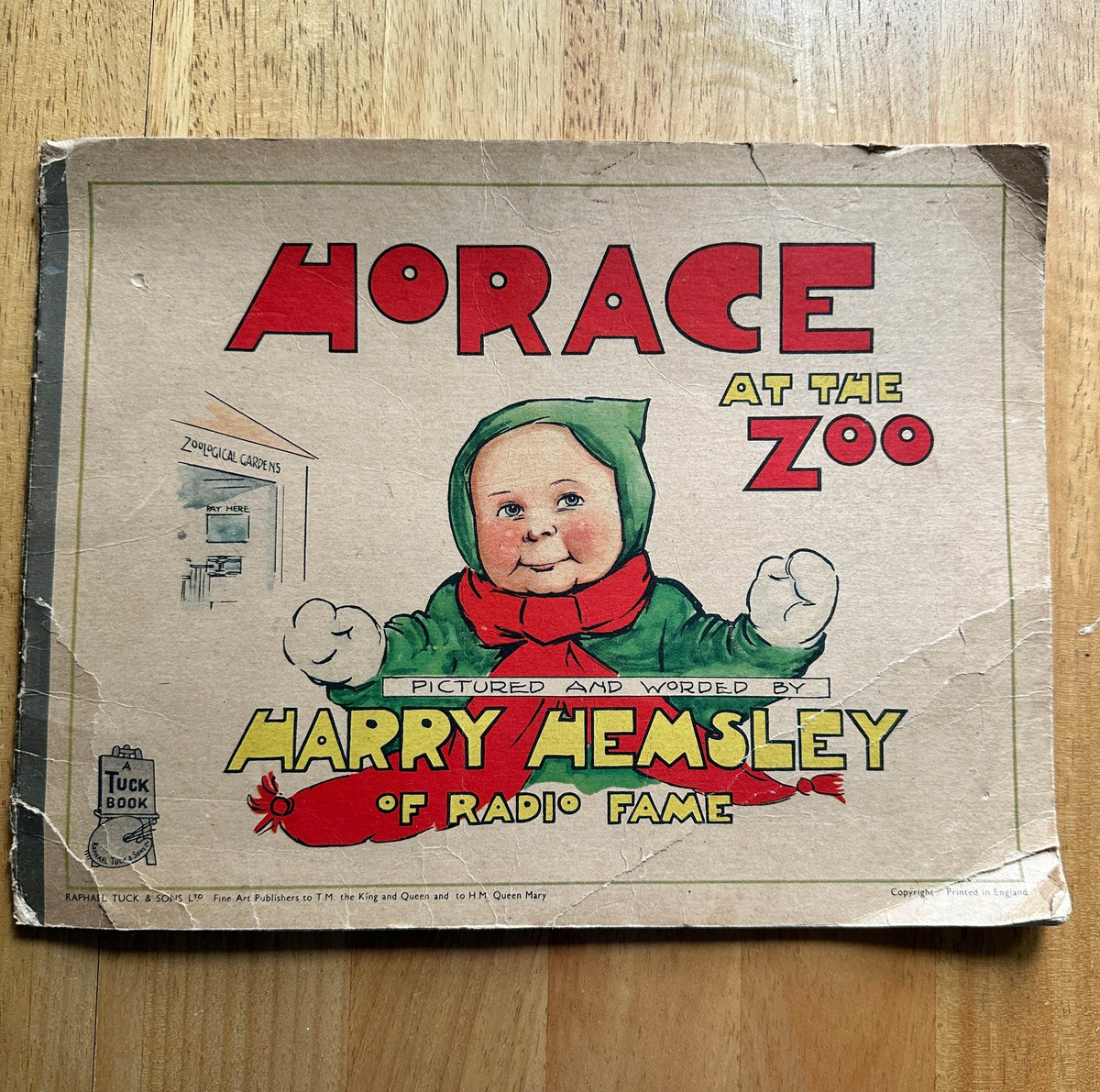 1943*1st* Horace At The Zoo - Harry Hemsley(Raphael Tuck) - Honeyburn Books (UK)
