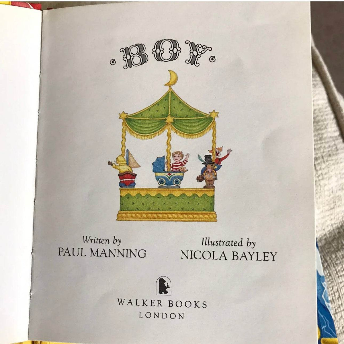 RARE 1987*1st* Merry Go Rhymes Boxset - Paul Manning(Nicola Bayley Illust)Walker - Honeyburn Books (UK)