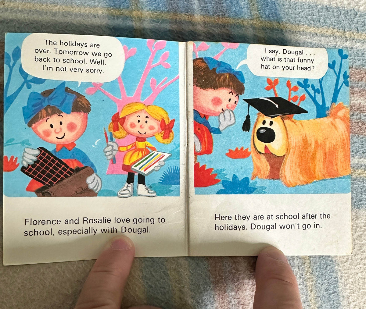 1972 Schoolboy Dougal(Odhams Magic Roundabout Mini Book) - Honeyburn Books (UK)