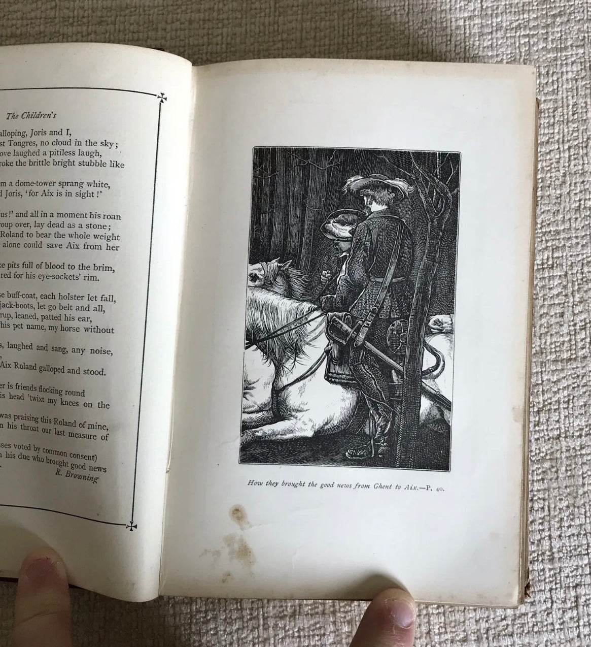 The Children's Garland from the Best Poets Coventry Patmore 1873 Illust J.Lawson - Honeyburn Books (UK)